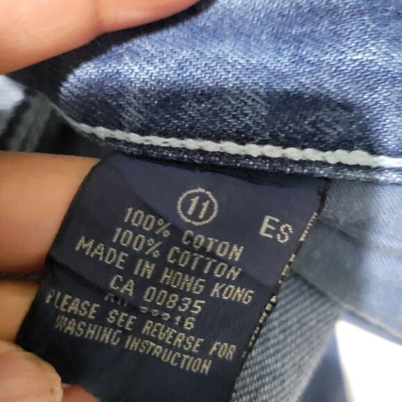 Vintage Gloria Vanderbilt Jean High Waist Straight Blue 80s Murjani Signature 27 - Picture 7 of 16